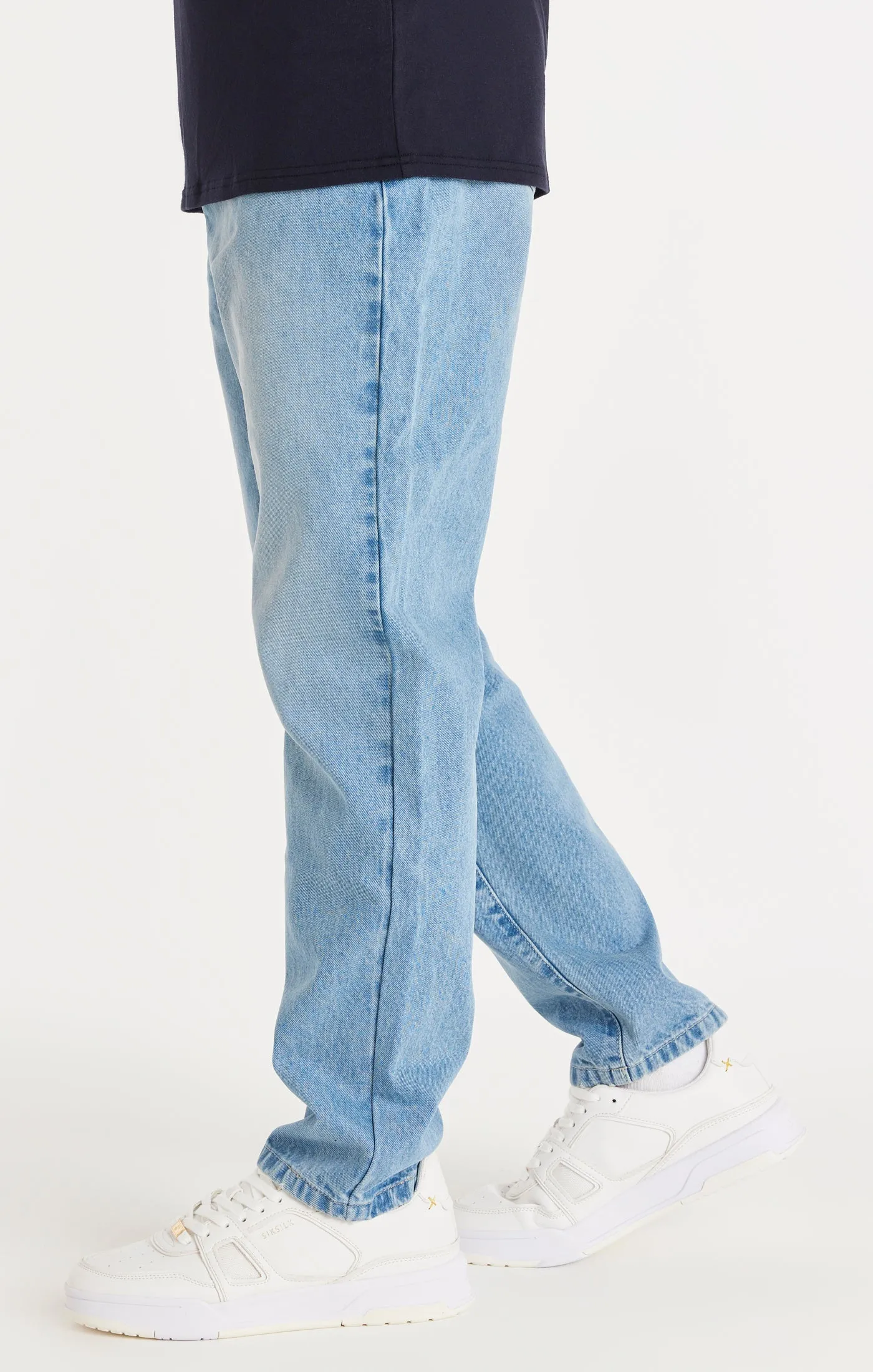 Blue Straight Cut Denim sold by Siksilk product image thumbnail 2