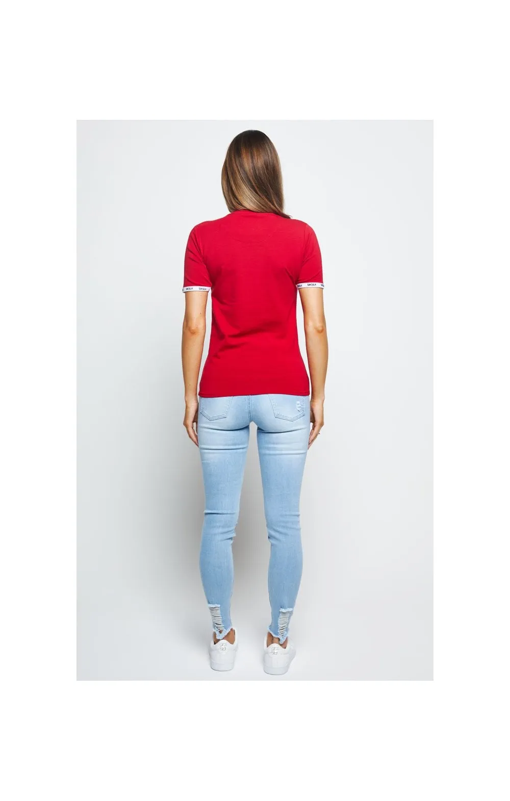 SikSilk Duality Ringer Tee - Red sold by Siksilk product image thumbnail 4