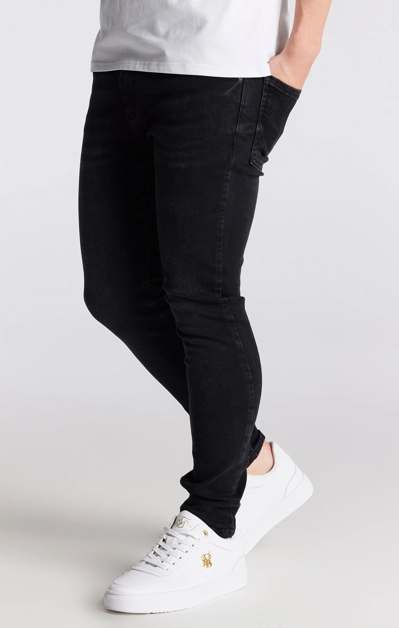 Boys Black Essential Skinny Denim Jean sold by Siksilk product image thumbnail 2