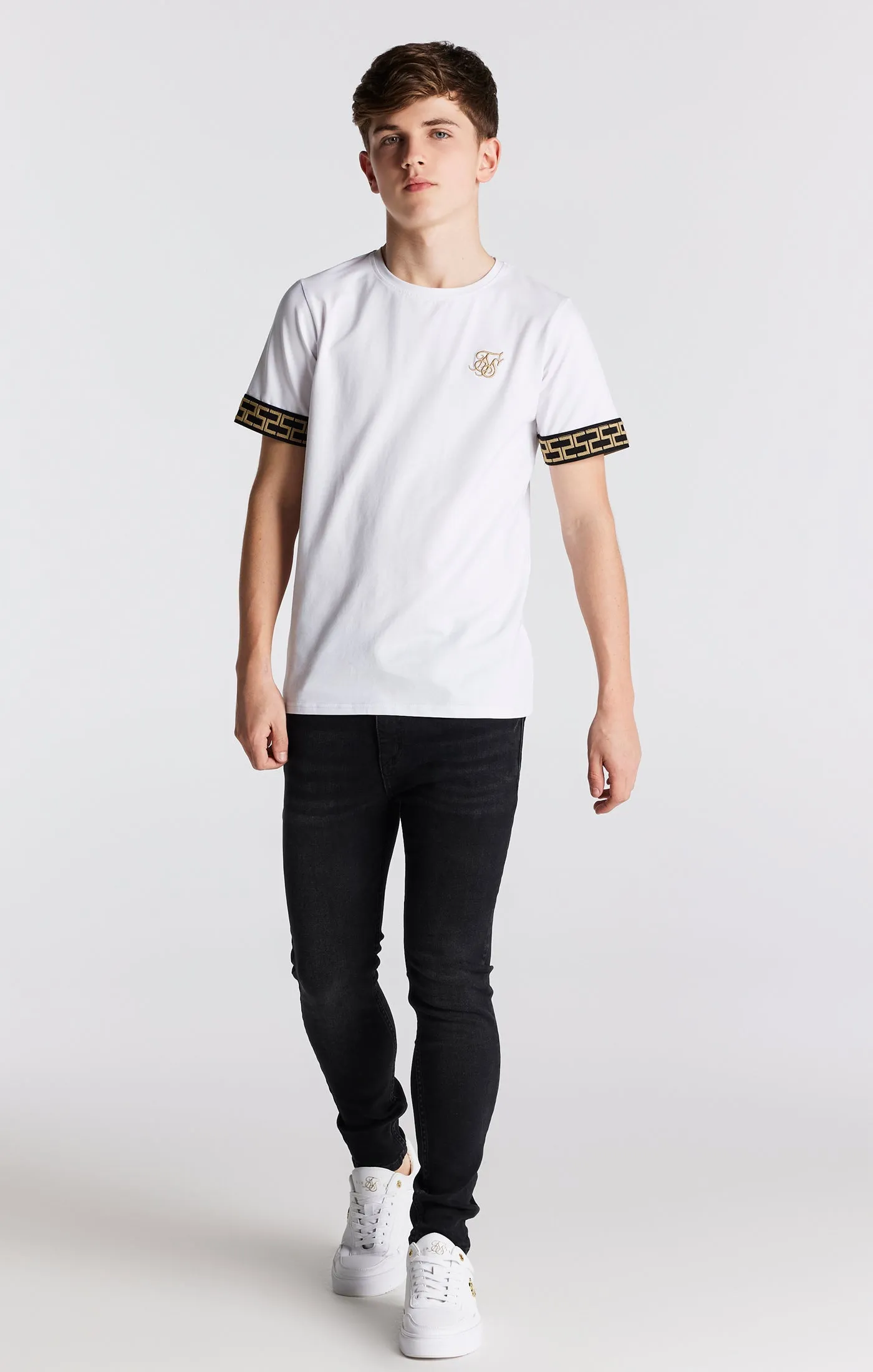 Boys Black Essential Skinny Denim Jean sold by Siksilk product image thumbnail 3