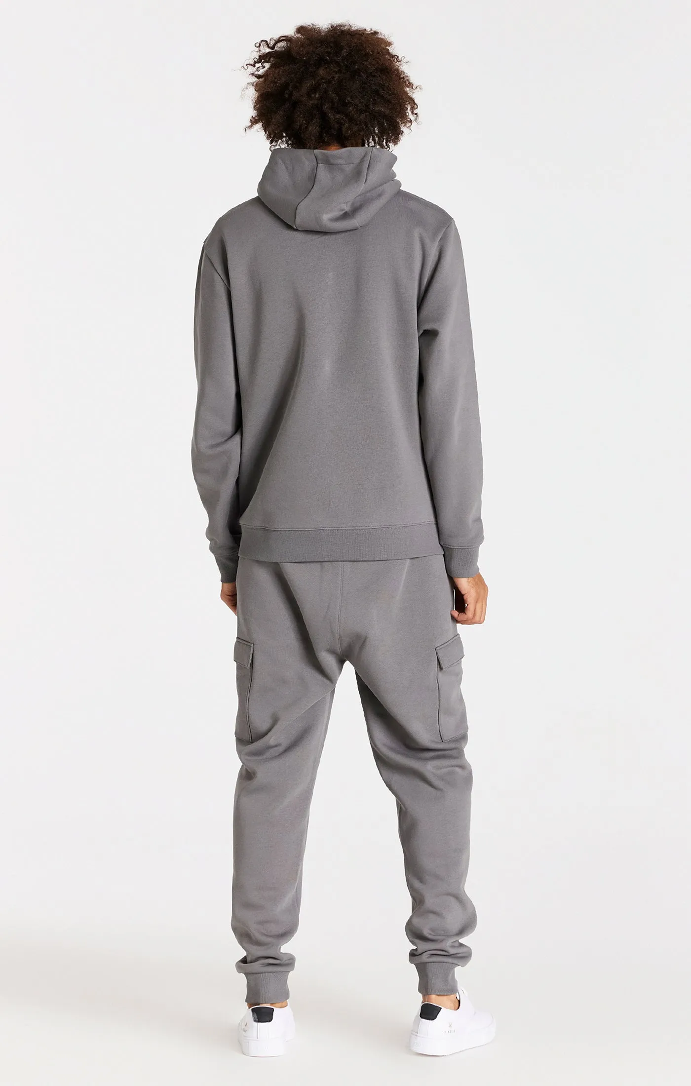Grey Cargo Fleece Jogger sold by Siksilk product image thumbnail 5