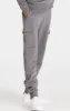 Grey Cargo Fleece Jogger sold by Siksilk