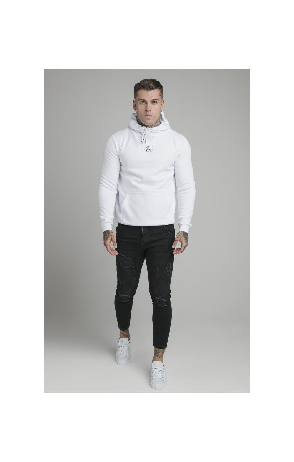 SikSilk Core Overhead Hoodie - White sold by Siksilk product image thumbnail 5