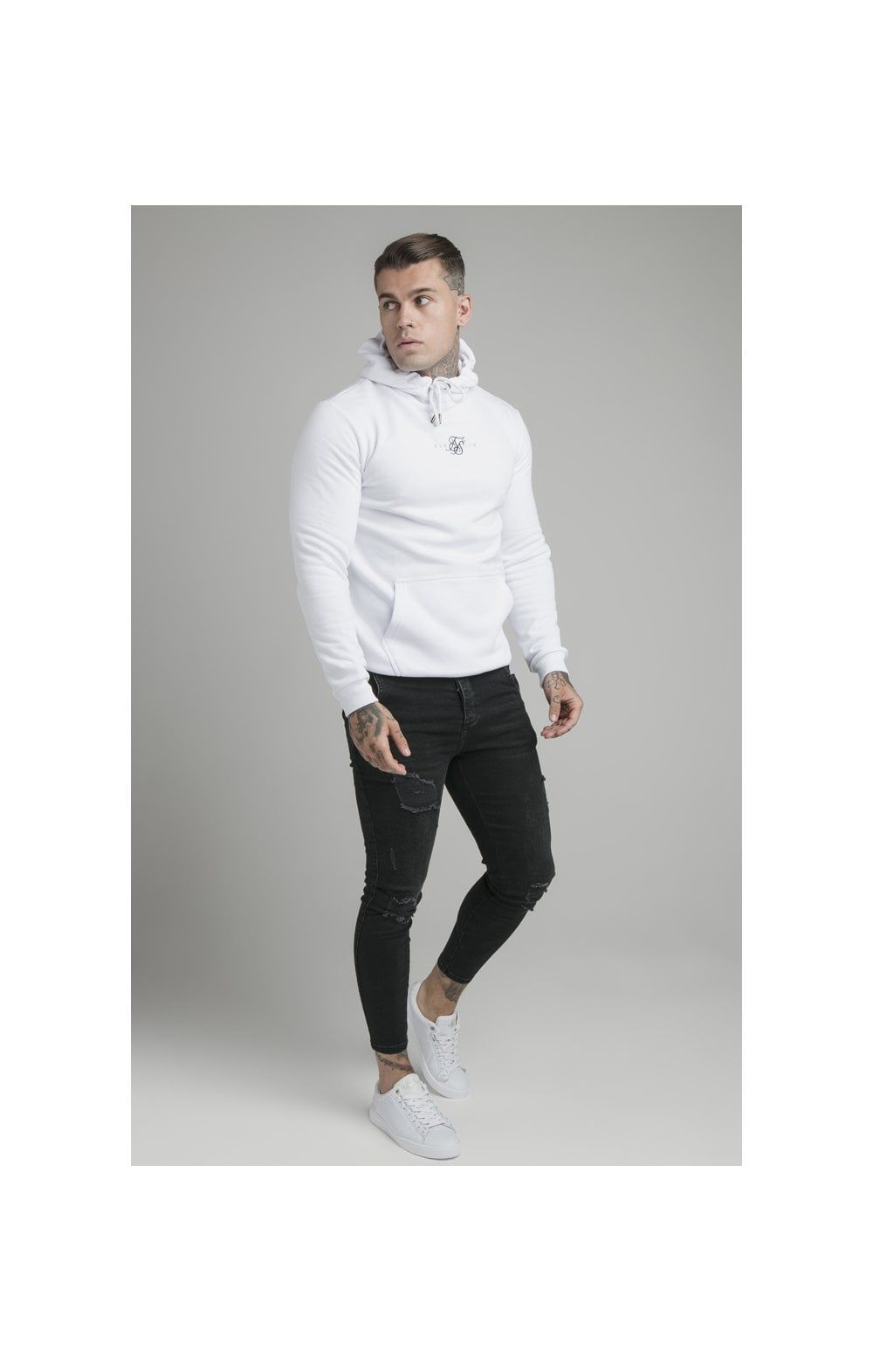 SikSilk Core Overhead Hoodie - White sold by Siksilk product image thumbnail 3