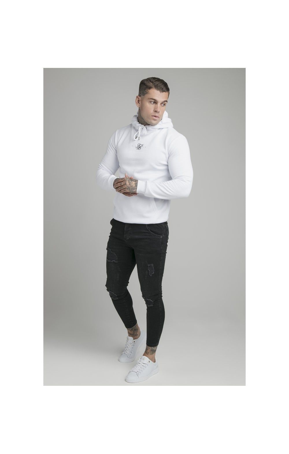 SikSilk Core Overhead Hoodie - White sold by Siksilk product image thumbnail 4