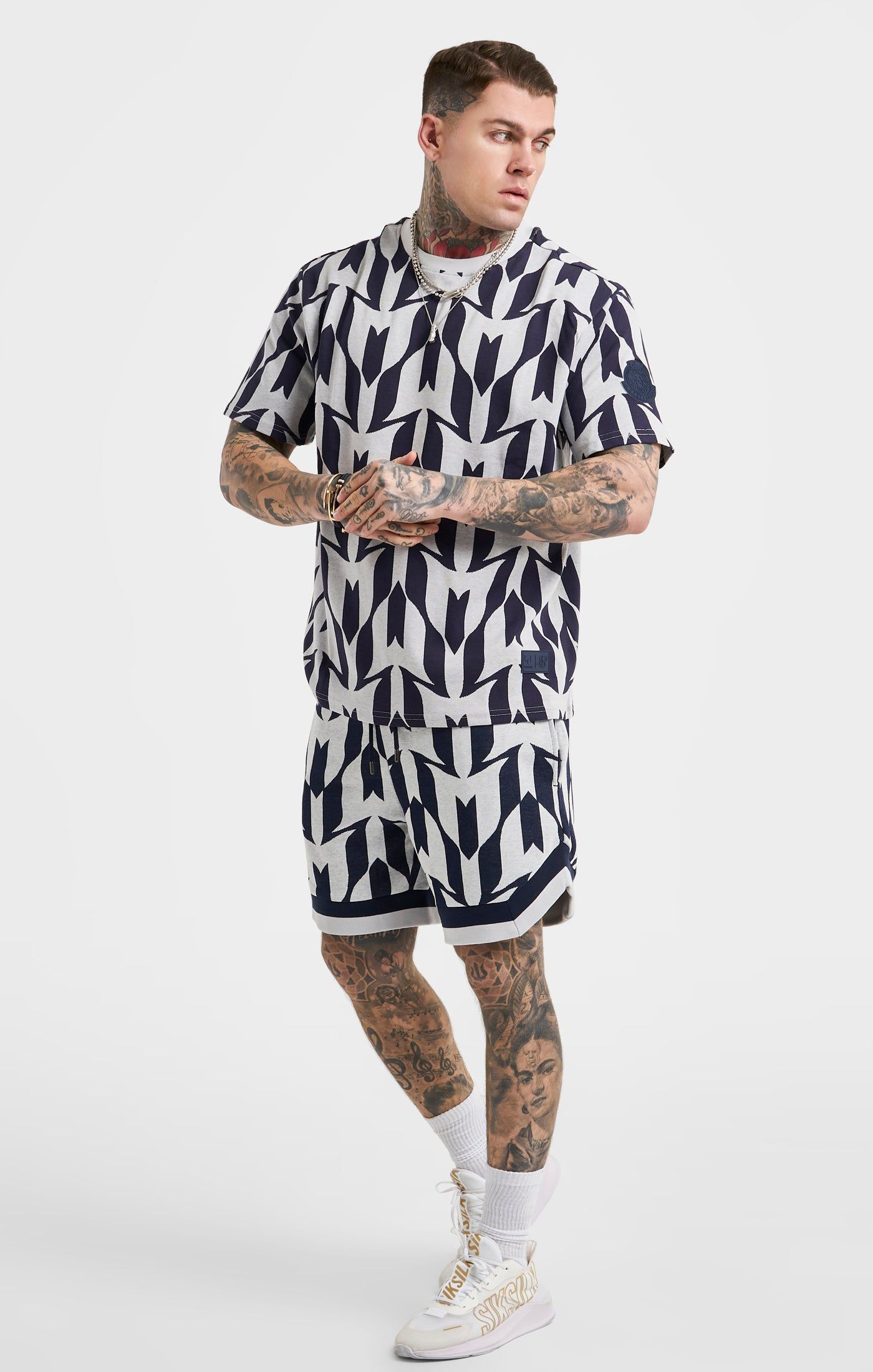 Messi x SikSilk Navy T-Shirt sold by Siksilk product image thumbnail 4