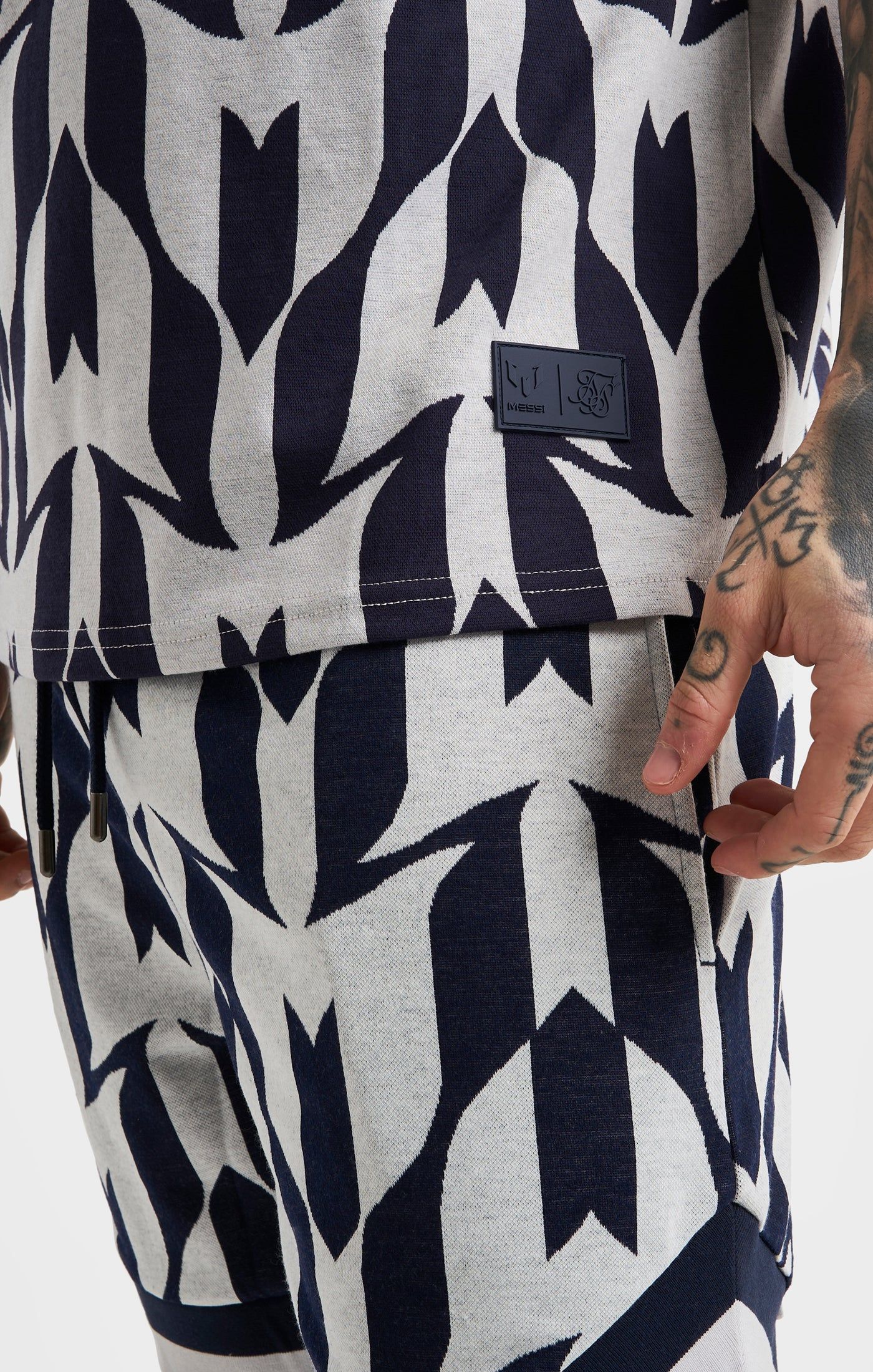 Messi x SikSilk Navy T-Shirt sold by Siksilk product image thumbnail 2