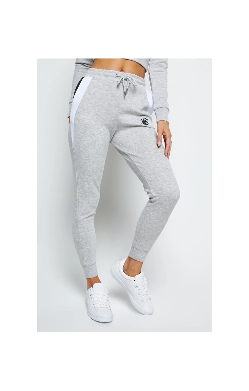 SikSilk Track Pants - Grey Marl sold by Siksilk product image thumbnail 4