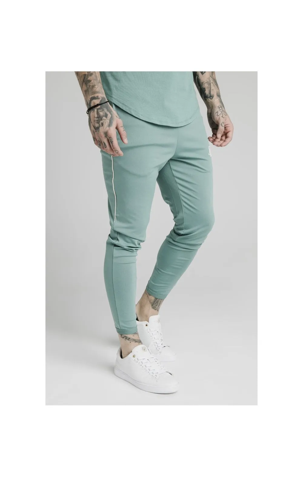 SikSilk Scope Track Pants - Light Petrol Blue sold by Siksilk product image thumbnail 2