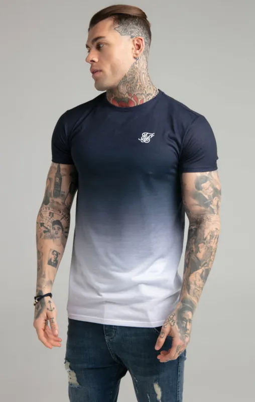 Navy Fade T-Shirt sold by Siksilk