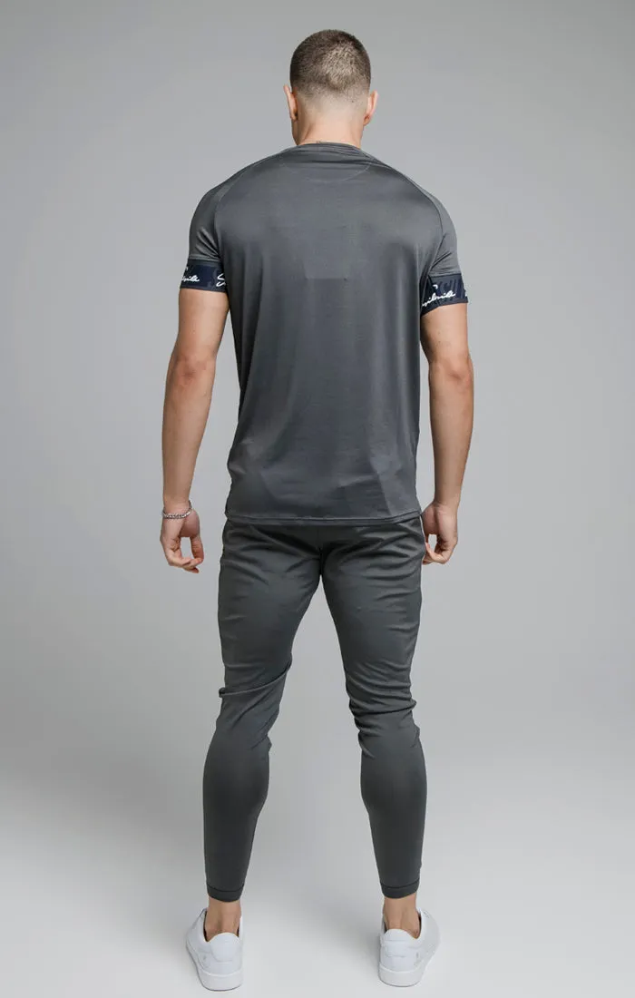 Grey Elastic Cuff T-Shirt sold by Siksilk product image thumbnail 5