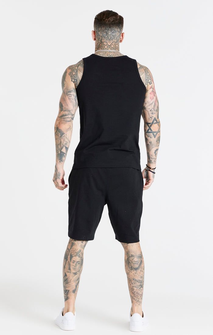 Black Essential Jersey Short sold by Siksilk product image thumbnail 5