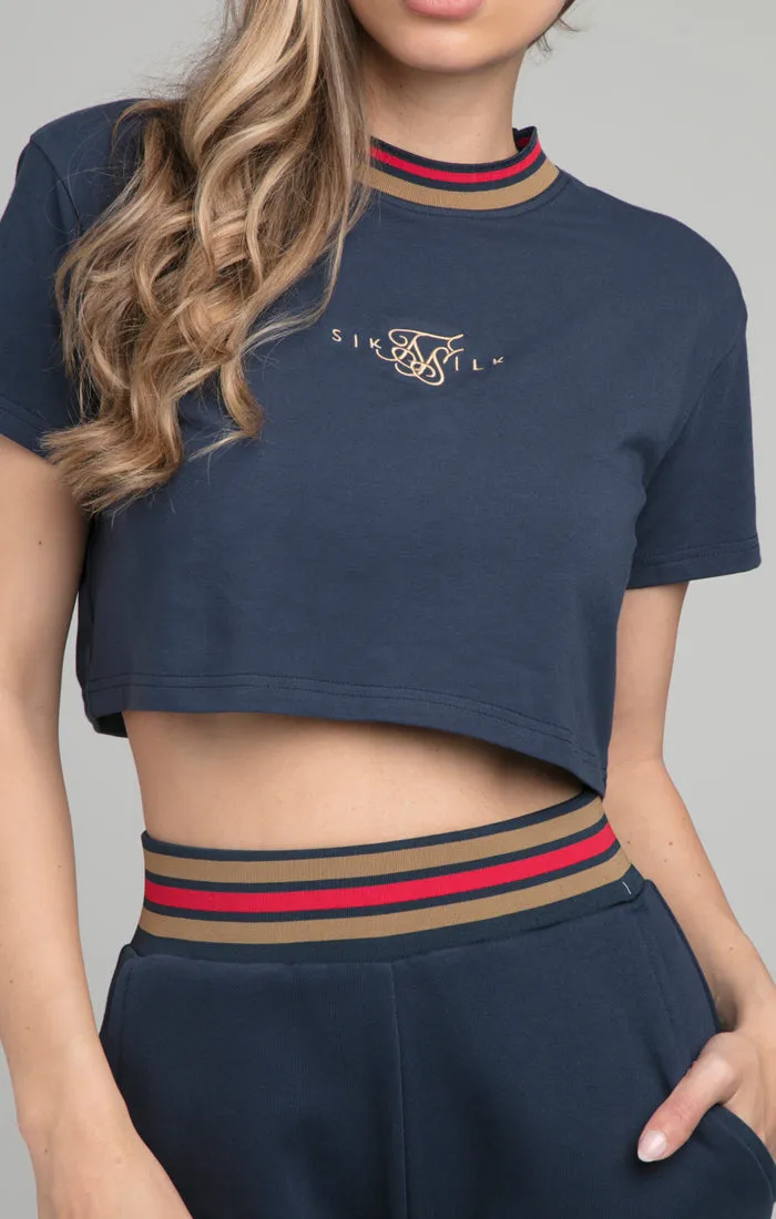 SikSilk Reign Crop Tee - Navy sold by Siksilk product image thumbnail 2