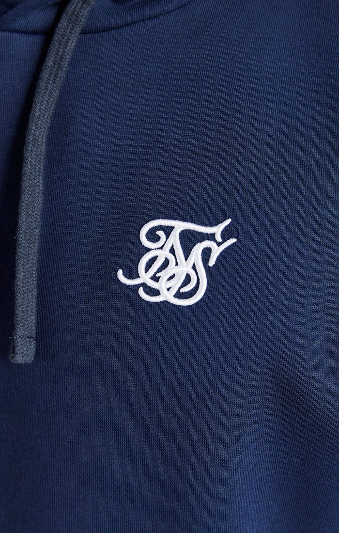 Navy Essential Overhead Hoodie sold by Siksilk product image thumbnail 2