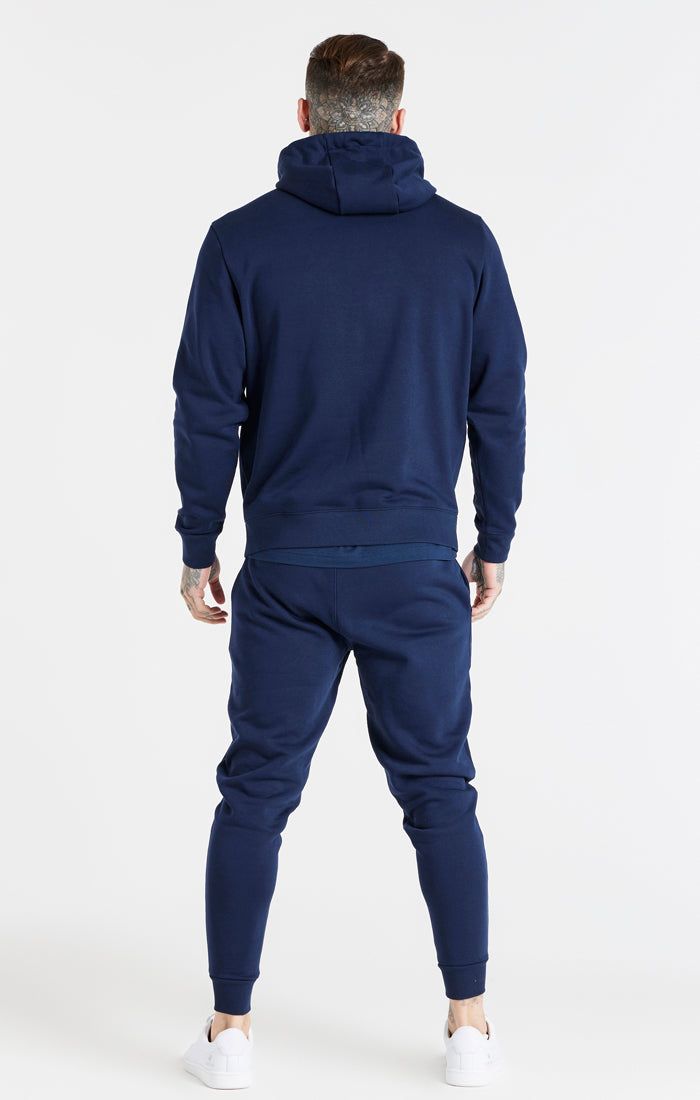Navy Essential Overhead Hoodie sold by Siksilk product image thumbnail 5