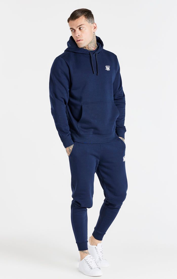 Navy Essential Overhead Hoodie sold by Siksilk product image thumbnail 3