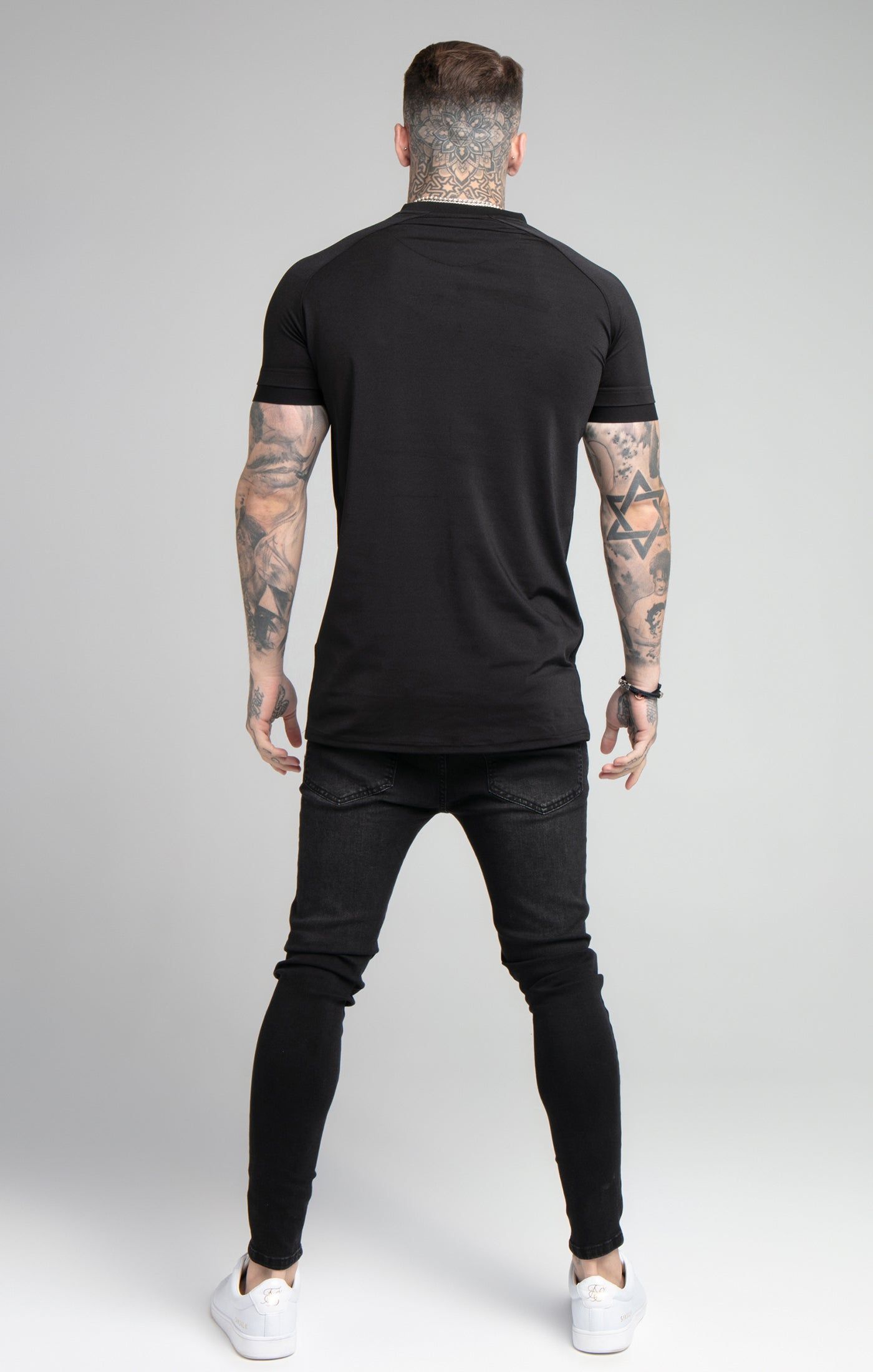 SikSilk Stretch Tee - Black sold by Siksilk product image thumbnail 5