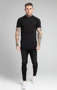 SikSilk Stretch Tee - Black sold by Siksilk