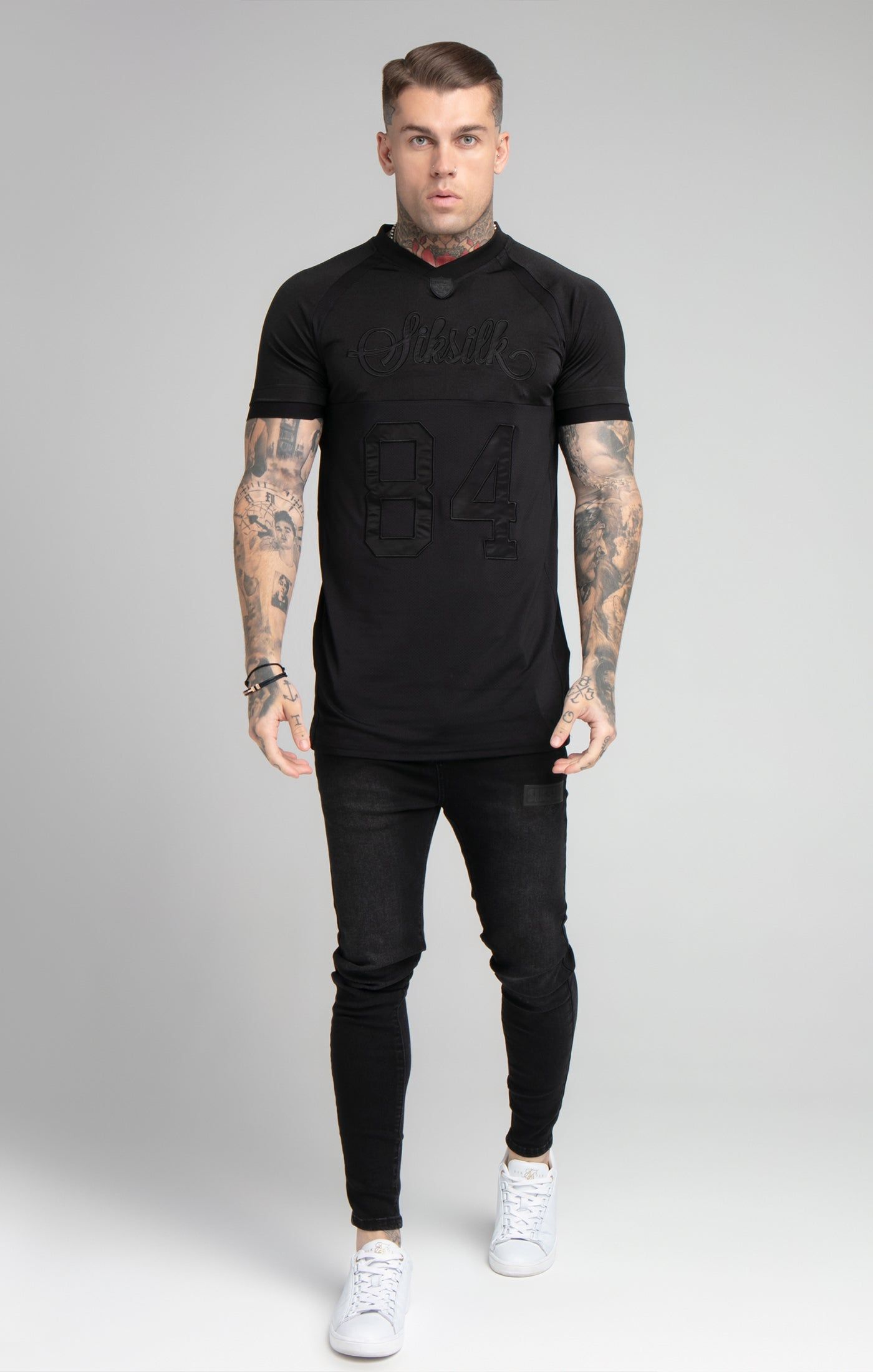 SikSilk Stretch Tee - Black sold by Siksilk product image thumbnail 3