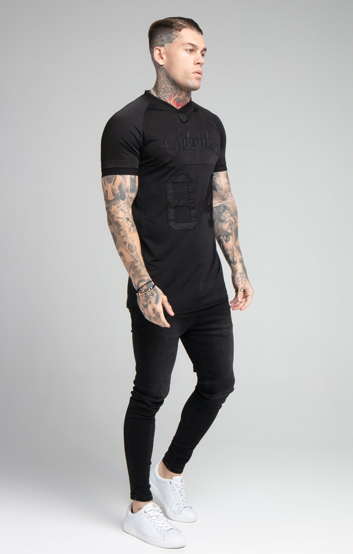 SikSilk Stretch Tee - Black sold by Siksilk product image thumbnail 4