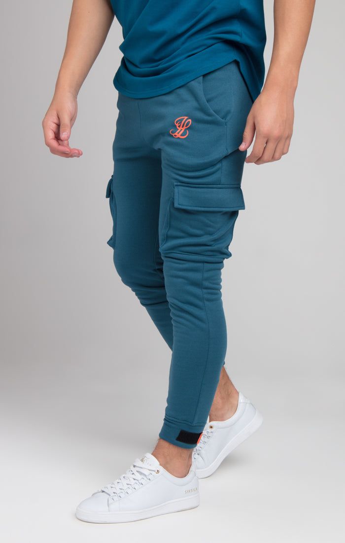 Boys Illusive Blue Cargo Jogger sold by Siksilk