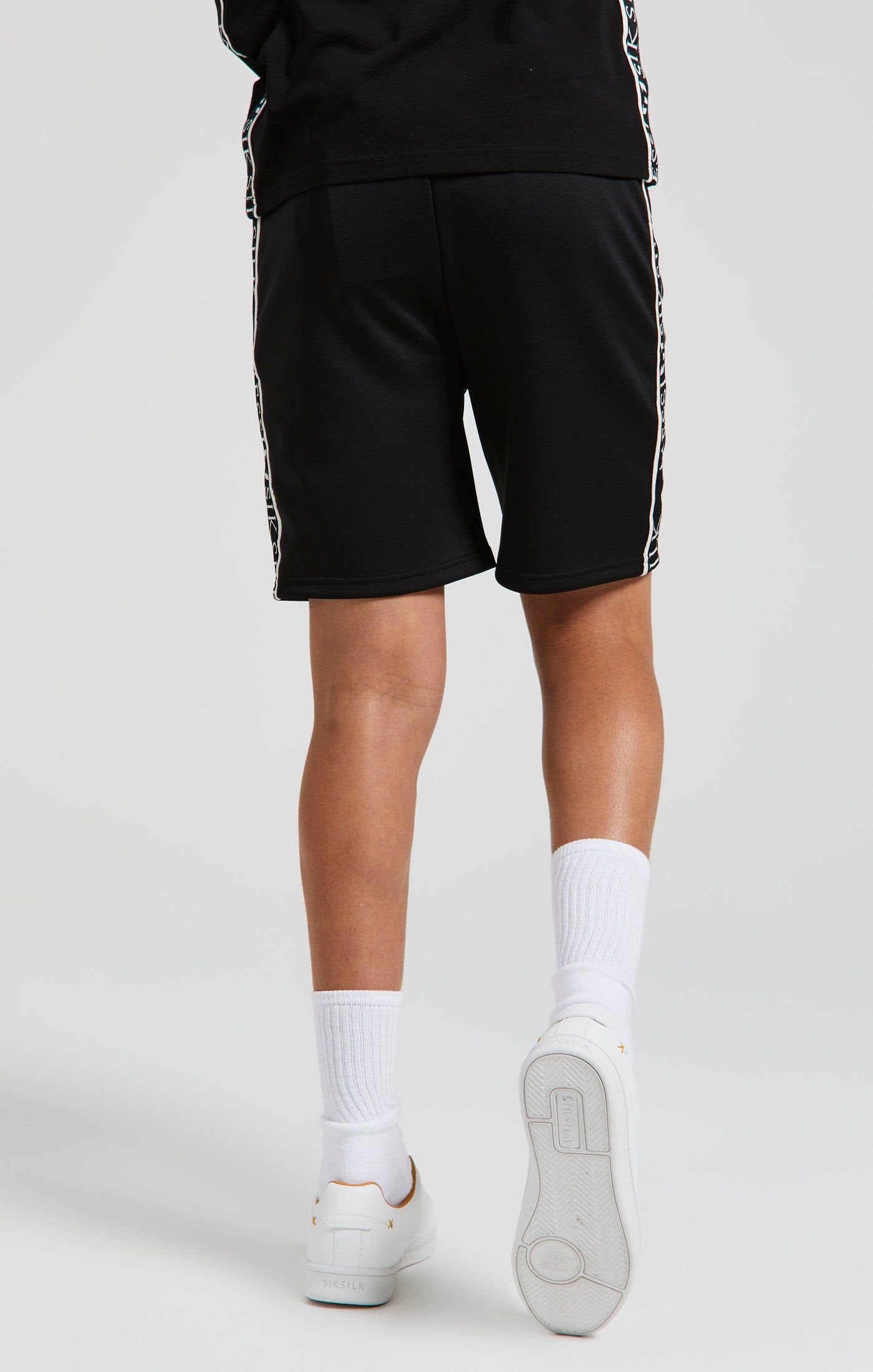 Boys Messi x SikSilk Black Taped Short sold by Siksilk product image thumbnail 4
