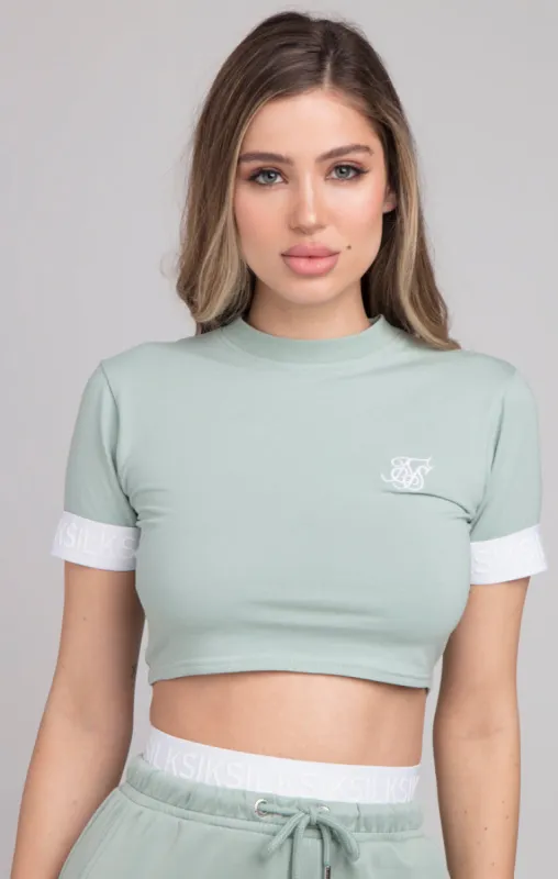 Green Crop T-Shirt sold by Siksilk