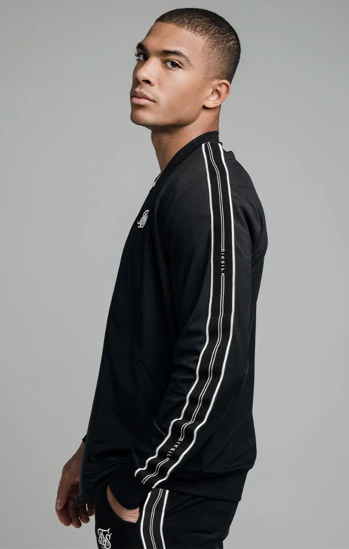 Black Track Bomber Jacket sold by Siksilk product image thumbnail 2
