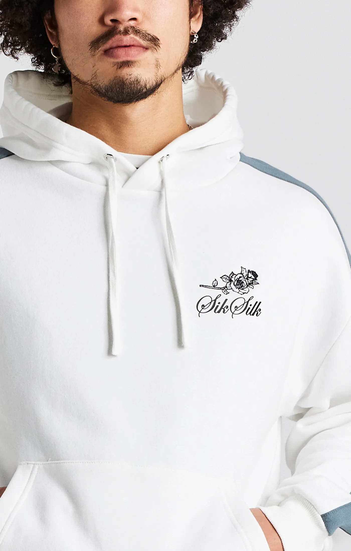 White Rose Oversized Hoodie sold by Siksilk product image thumbnail 2