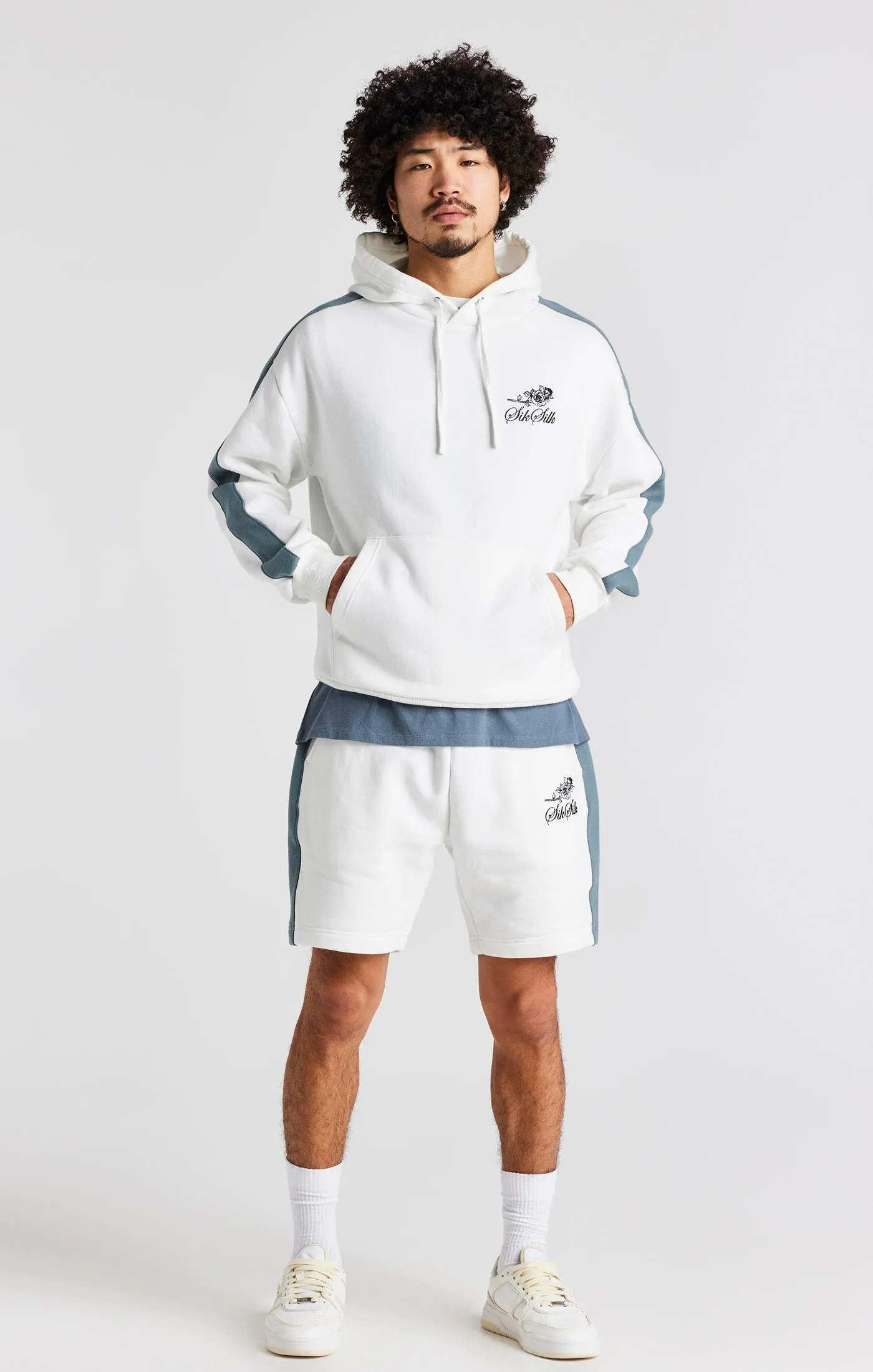 White Rose Oversized Hoodie sold by Siksilk product image thumbnail 3