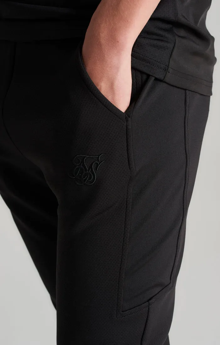 Boys Black Embroidered Logo Jogger sold by Siksilk product image thumbnail 3