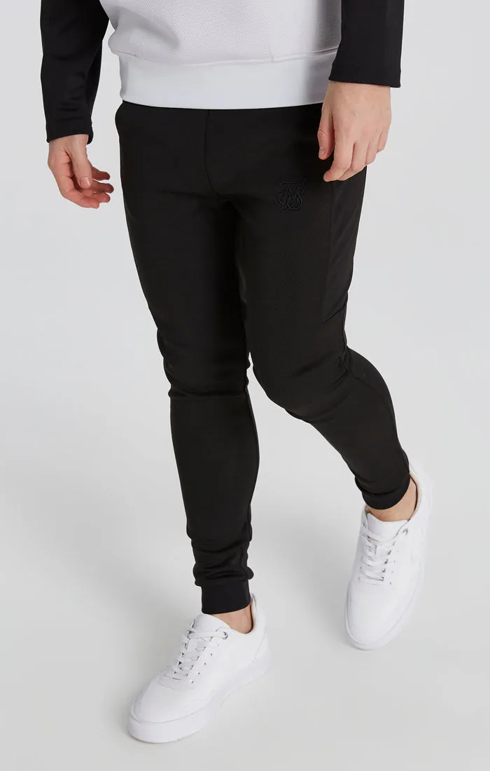 Boys Black Embroidered Logo Jogger sold by Siksilk