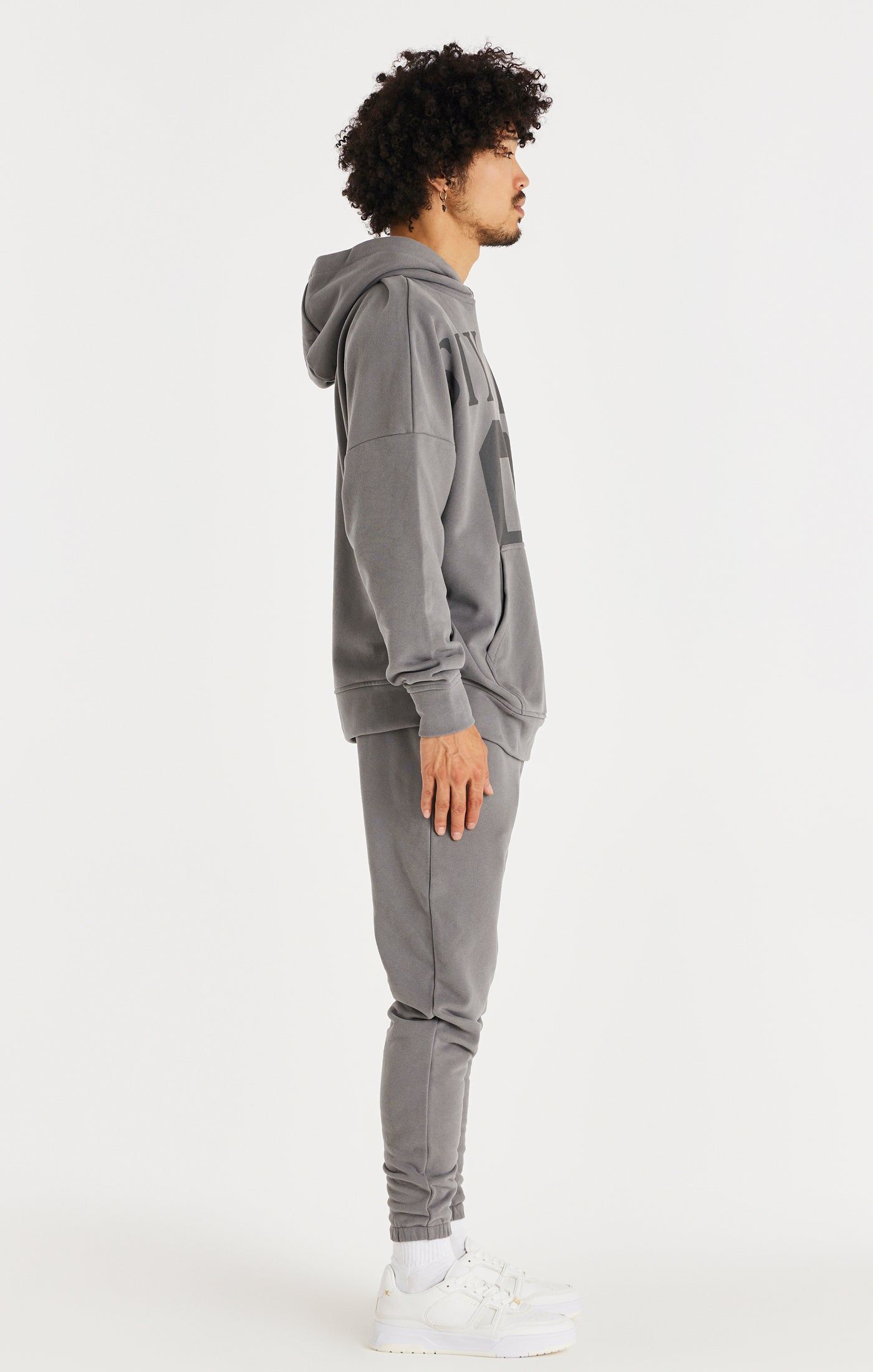 Grey Relaxed Fit Cuff Jogger sold by Siksilk product image thumbnail 5