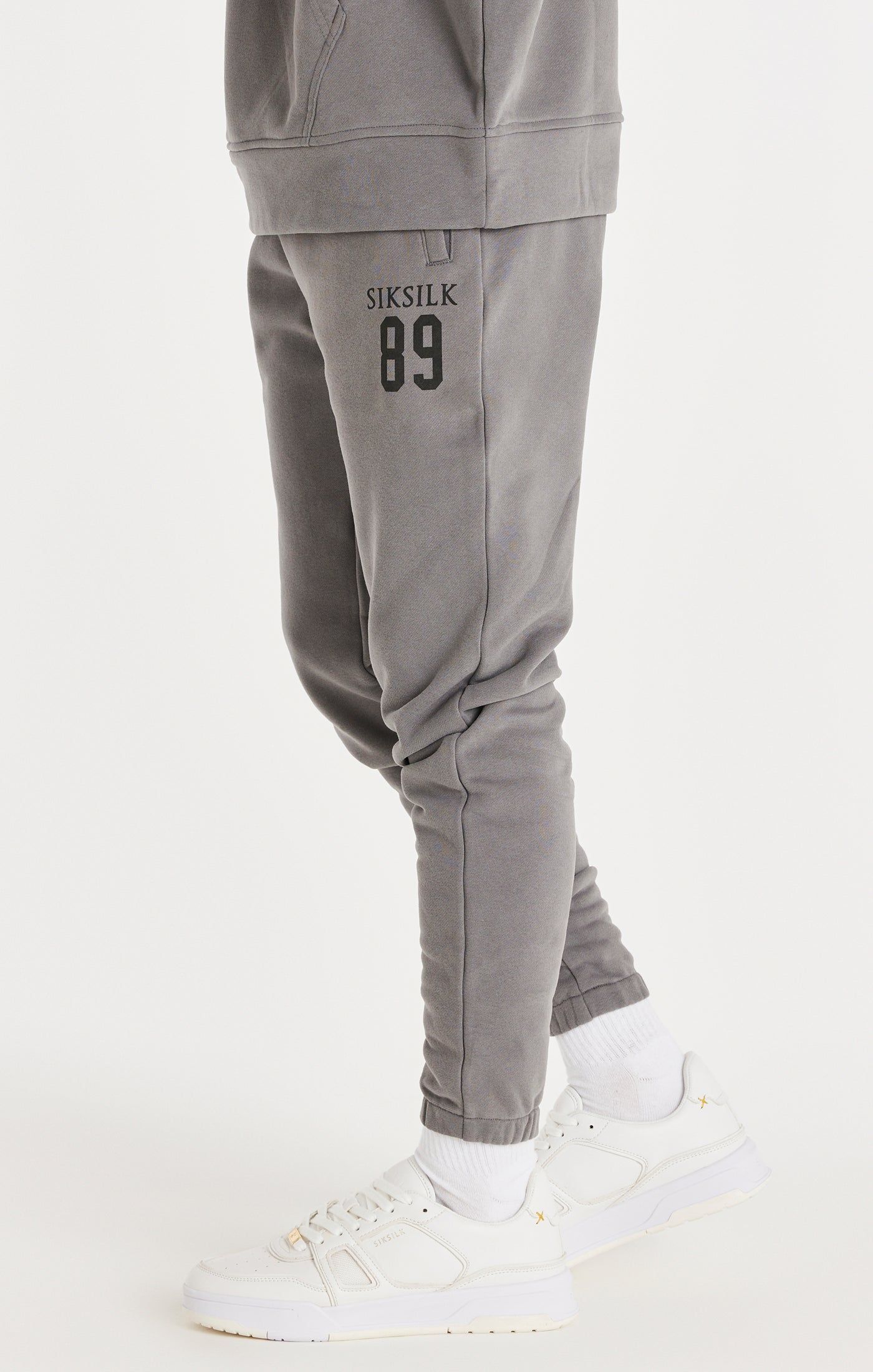 Grey Relaxed Fit Cuff Jogger sold by Siksilk product image thumbnail 2