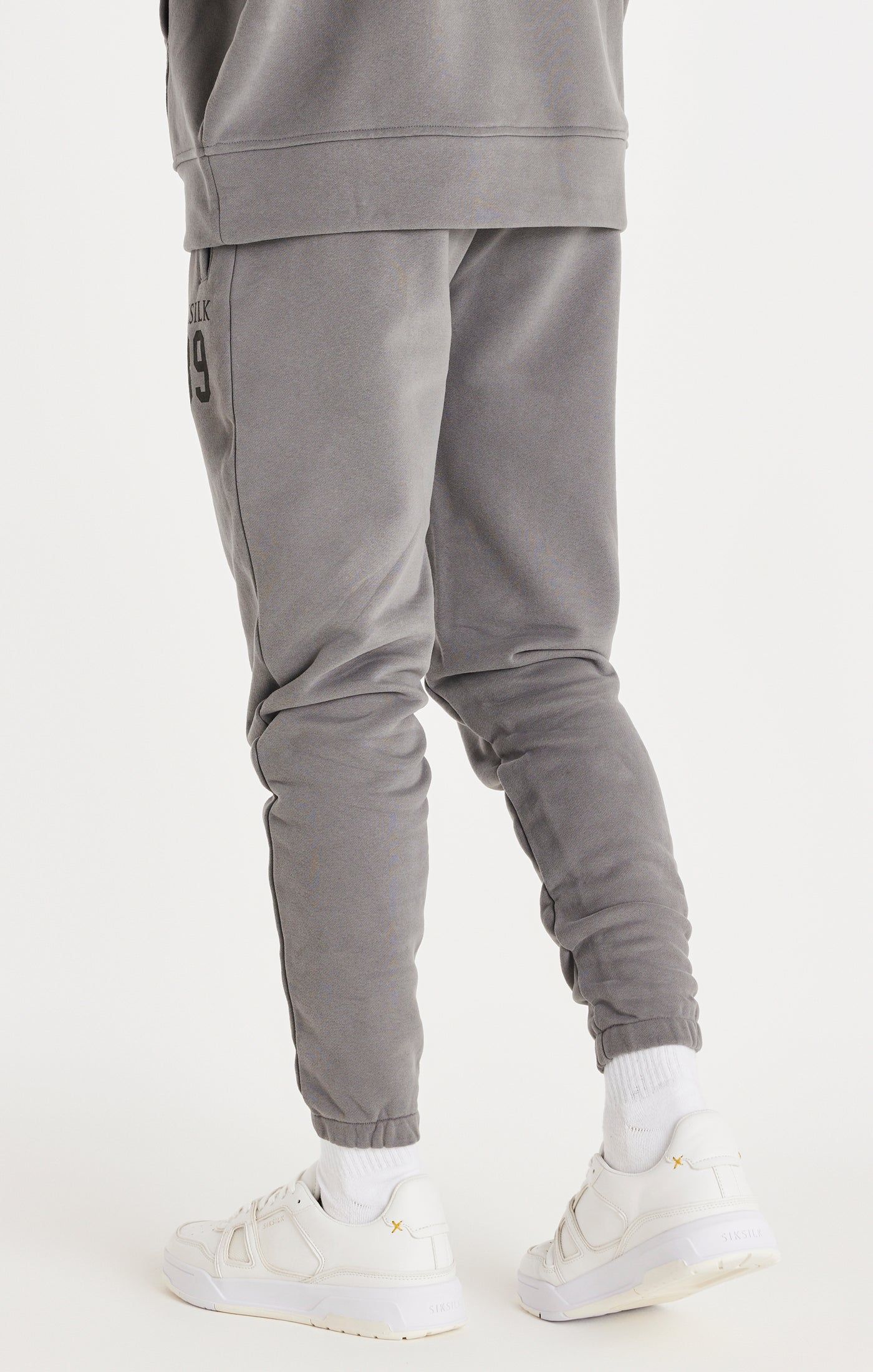 Grey Relaxed Fit Cuff Jogger sold by Siksilk product image thumbnail 3