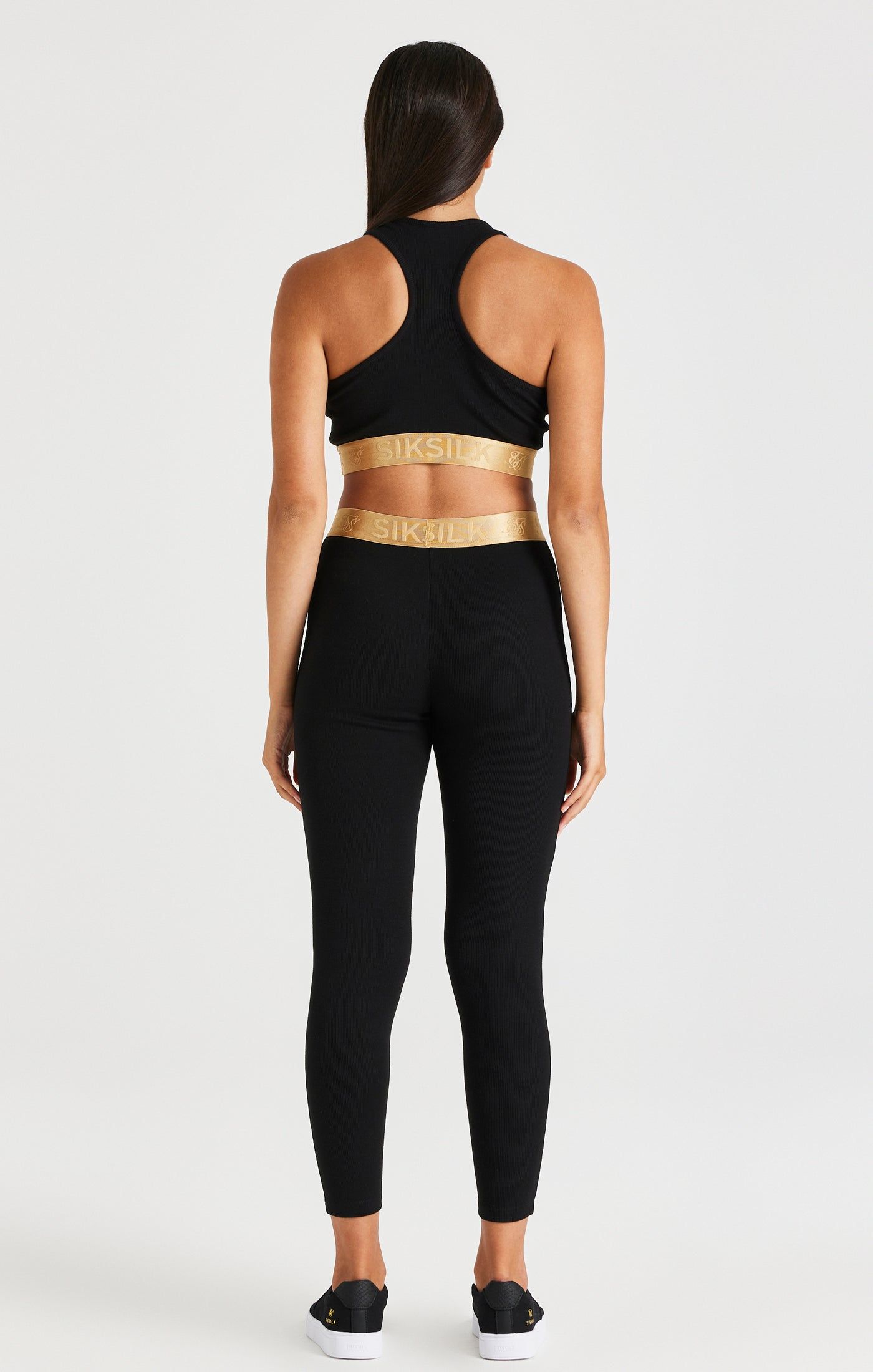 SikSilk Metallic Taped Bralette - Black sold by Siksilk product image thumbnail 5