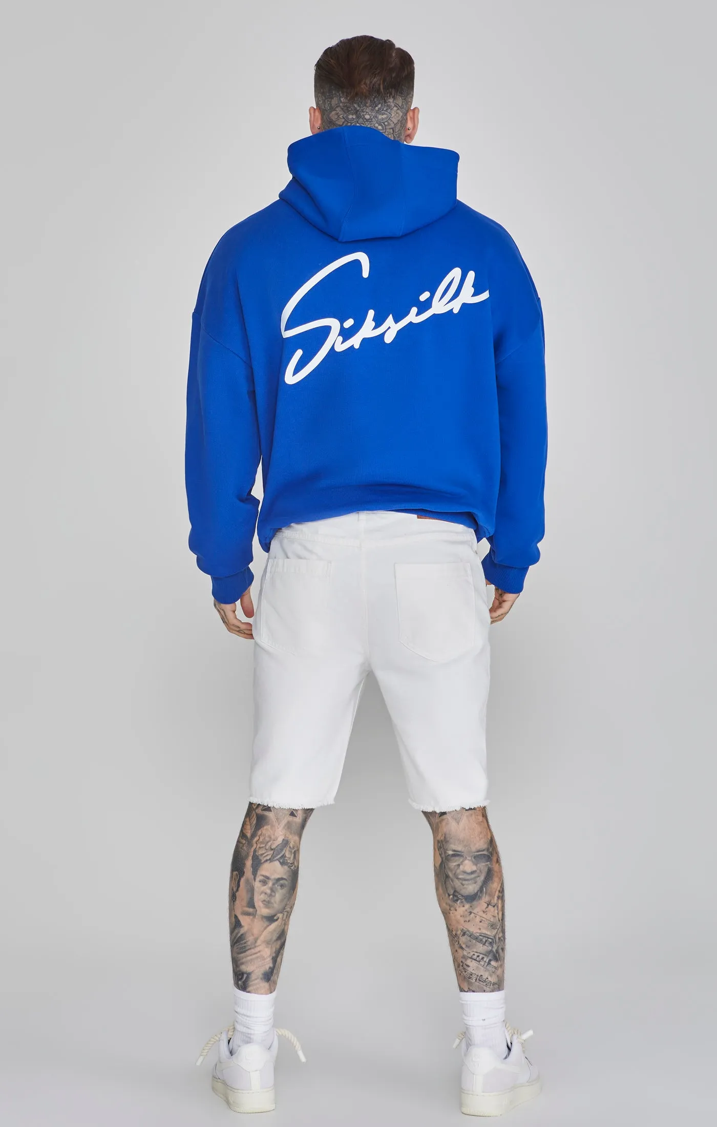 Blue Script Hoodie sold by Siksilk product image thumbnail 5