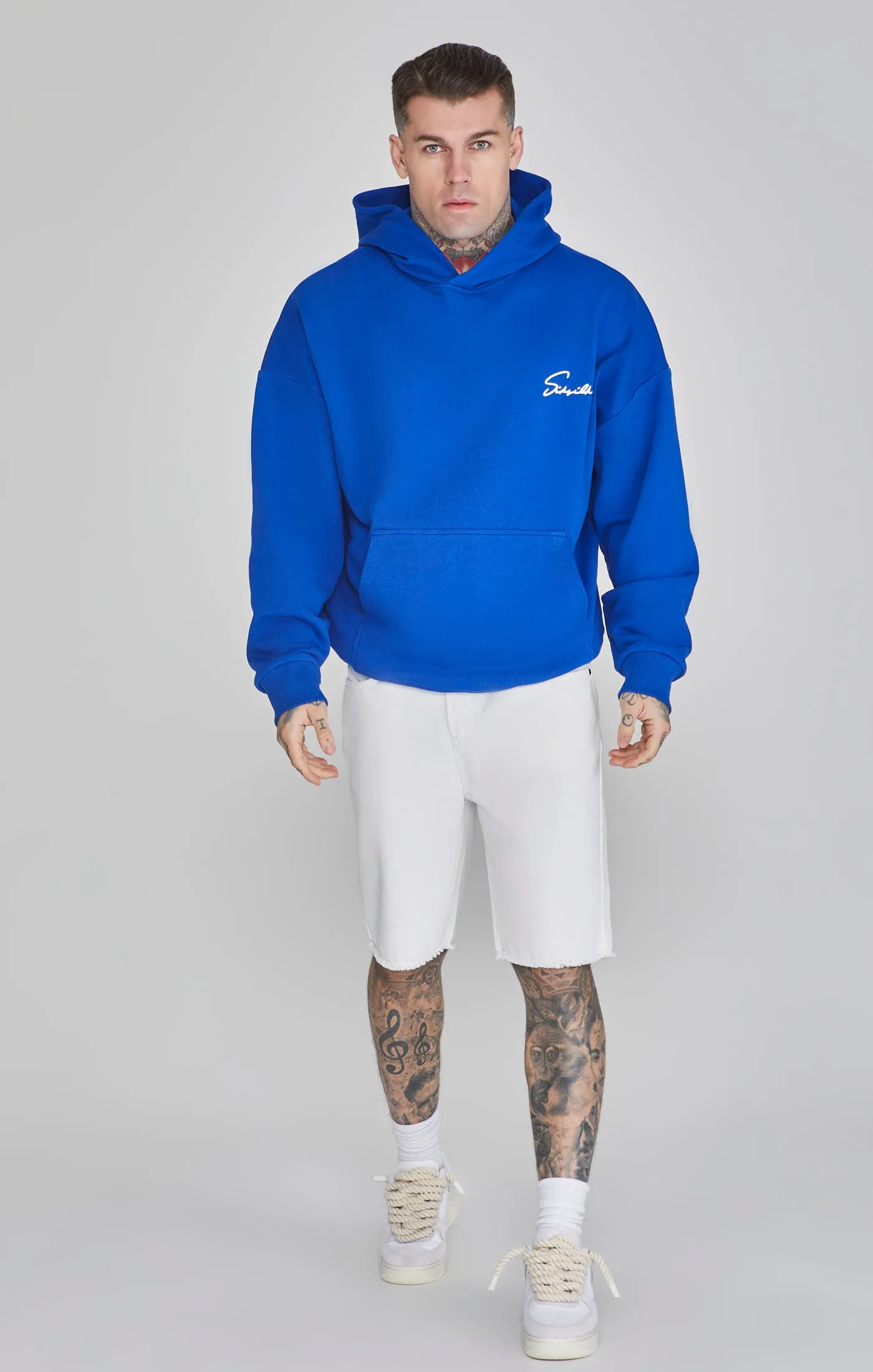 Blue Script Hoodie sold by Siksilk product image thumbnail 2