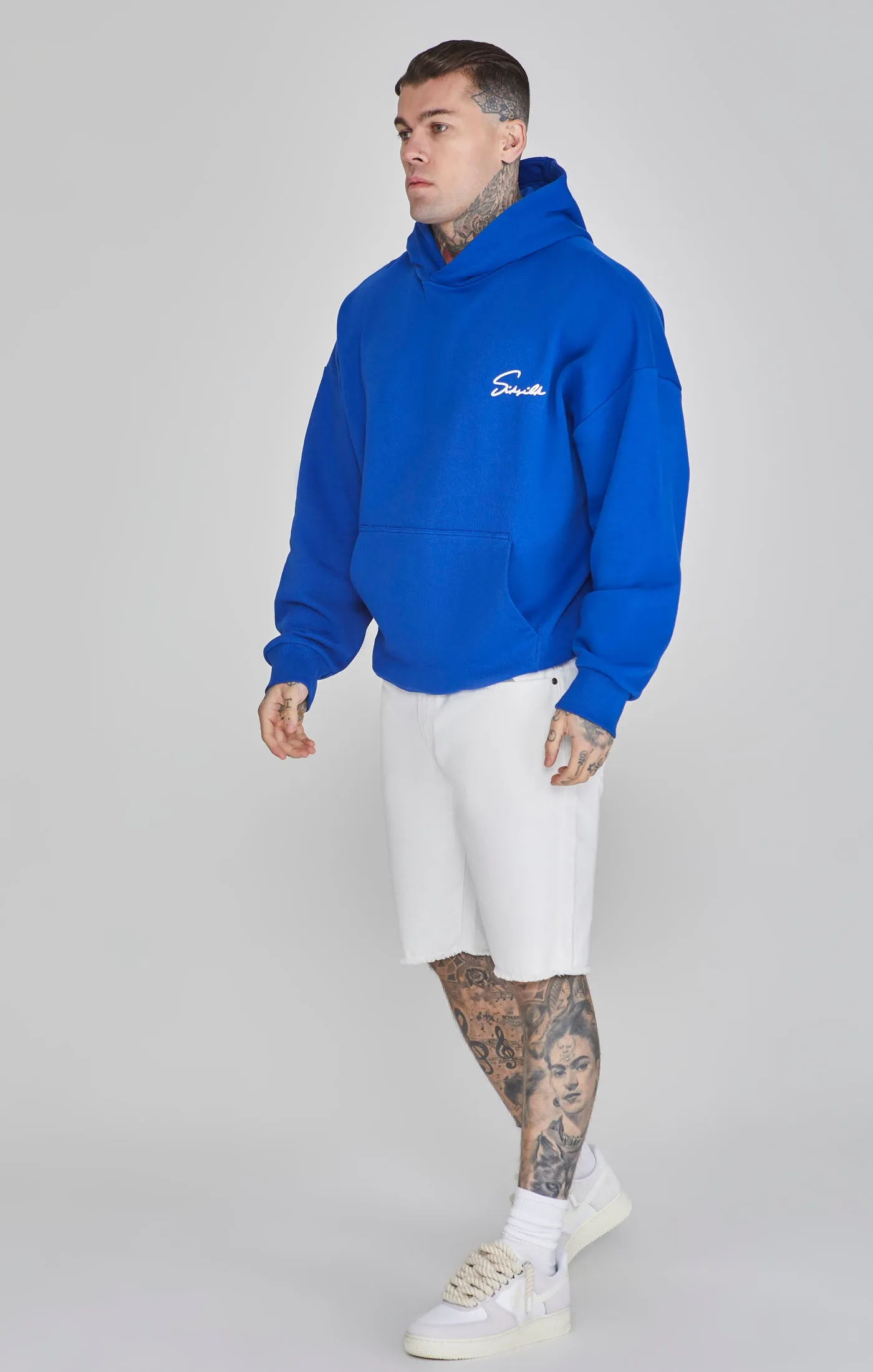 Blue Script Hoodie sold by Siksilk product image thumbnail 4
