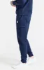 Navy Essential Cargo Fleece Jogger sold by Siksilk
