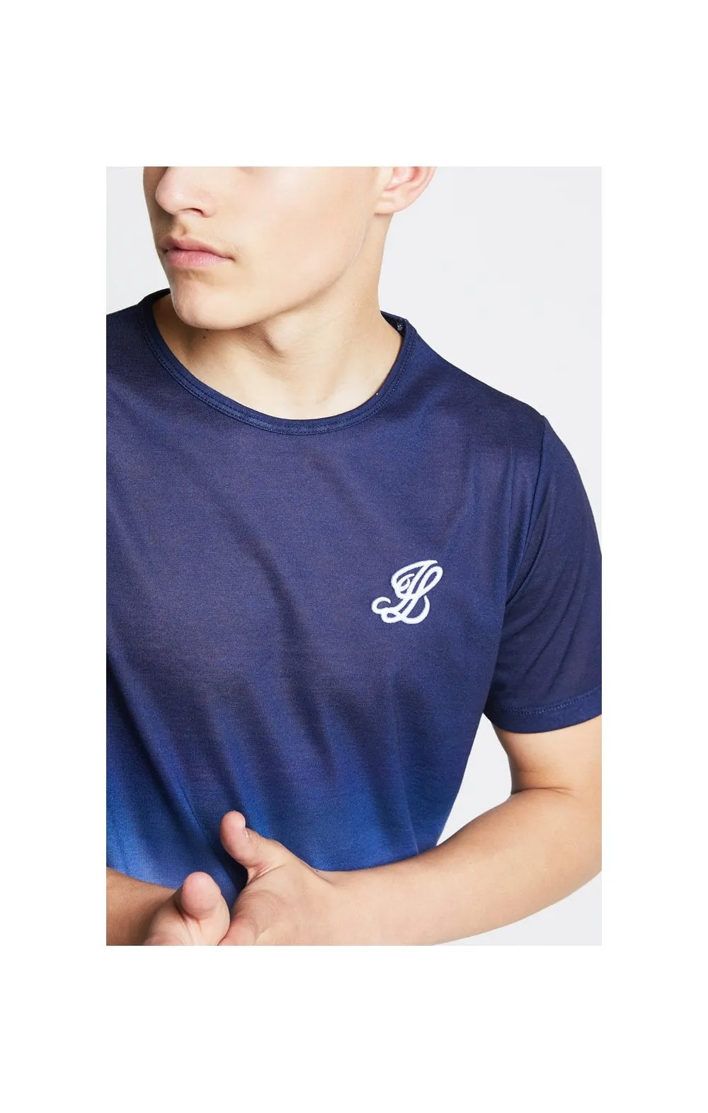 Illusive London Fade Tee - Navy & White sold by Siksilk product image thumbnail 2