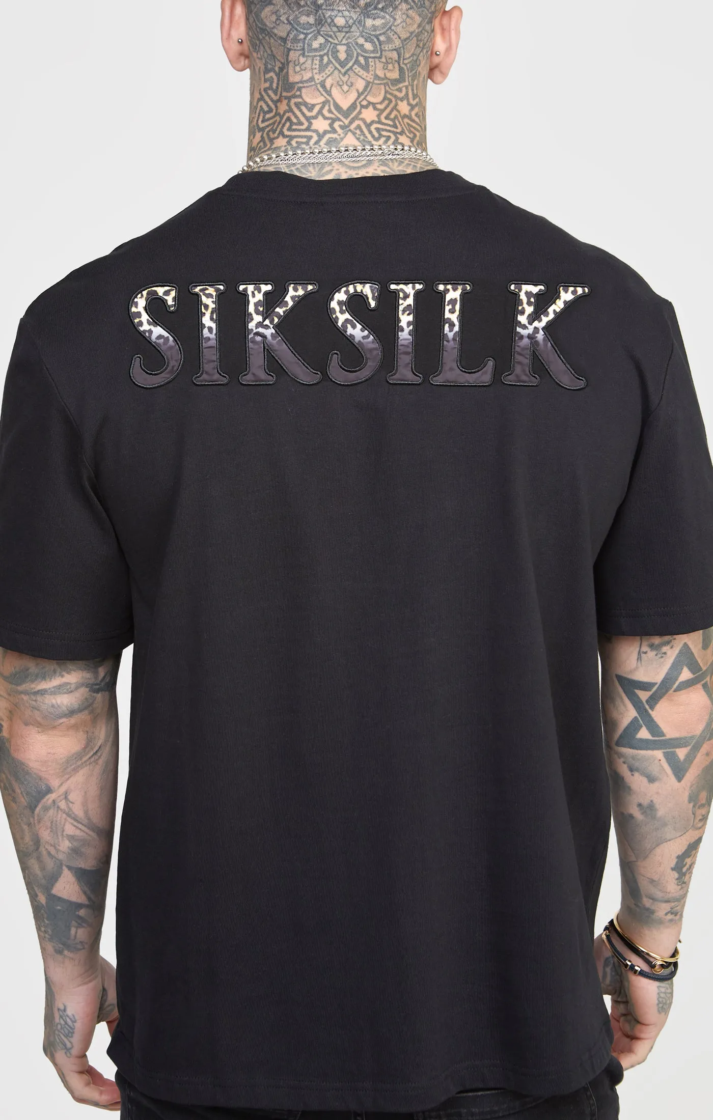 Black Oversized Graphic T-Shirt sold by Siksilk product image thumbnail 2