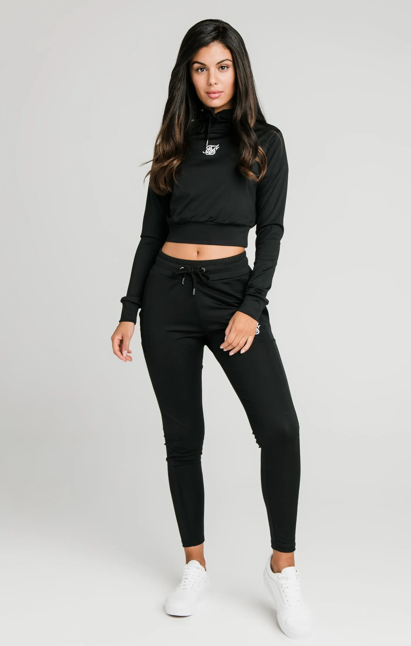 Black Essential Track Top sold by Siksilk product image thumbnail 3