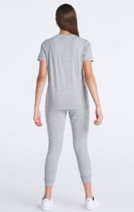 Girls Grey Marl Essentials Boyfriend T-Shirt sold by Siksilk