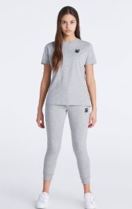 Girls Grey Marl Essentials Boyfriend T-Shirt sold by Siksilk