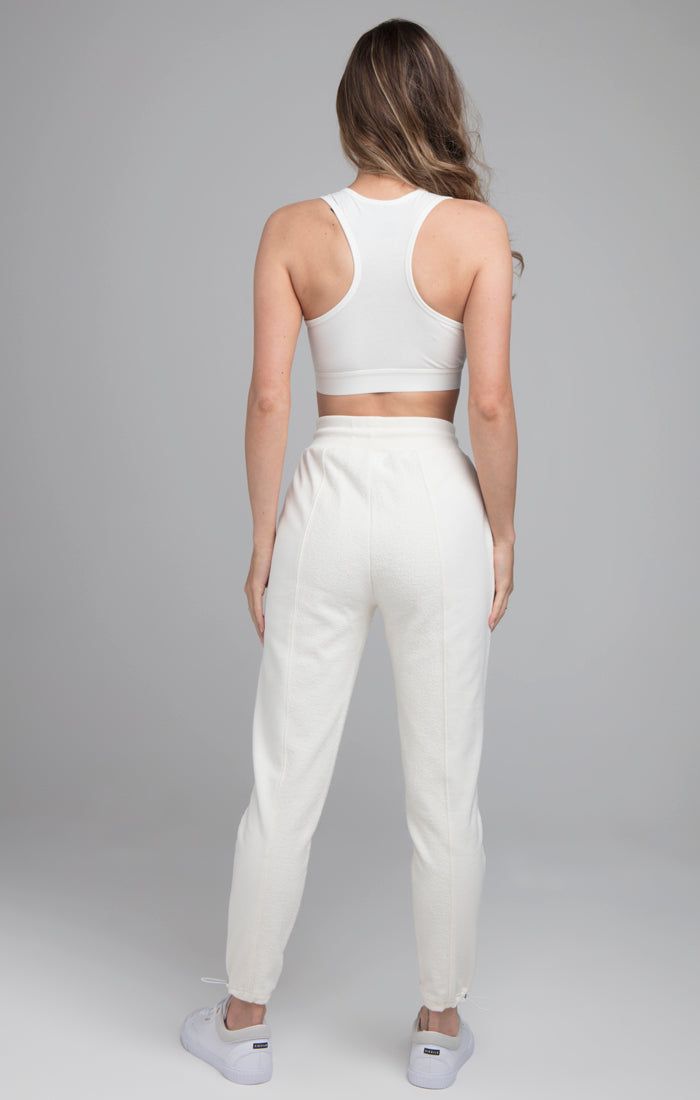 SikSilk Woven Badge Racerback Bralette - White sold by Siksilk product image thumbnail 5