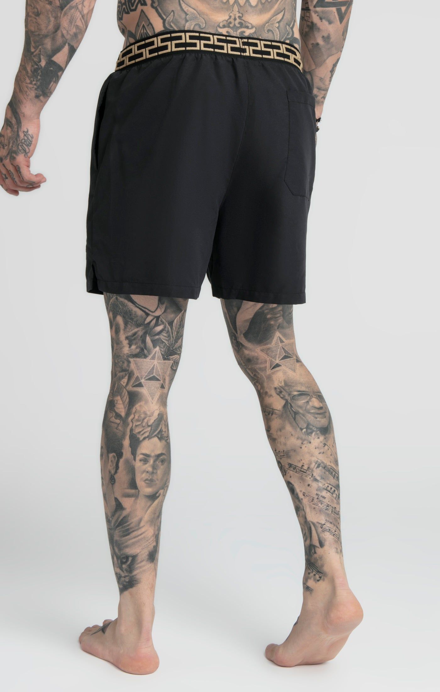 Black Swim Short sold by Siksilk product image thumbnail 3