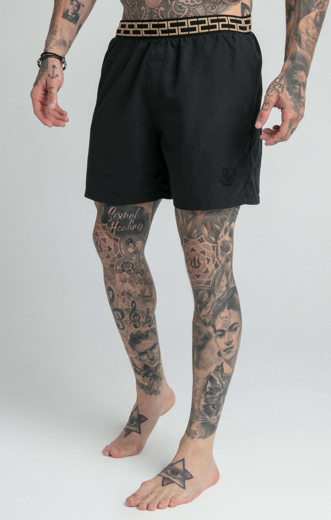 Black Swim Short sold by Siksilk