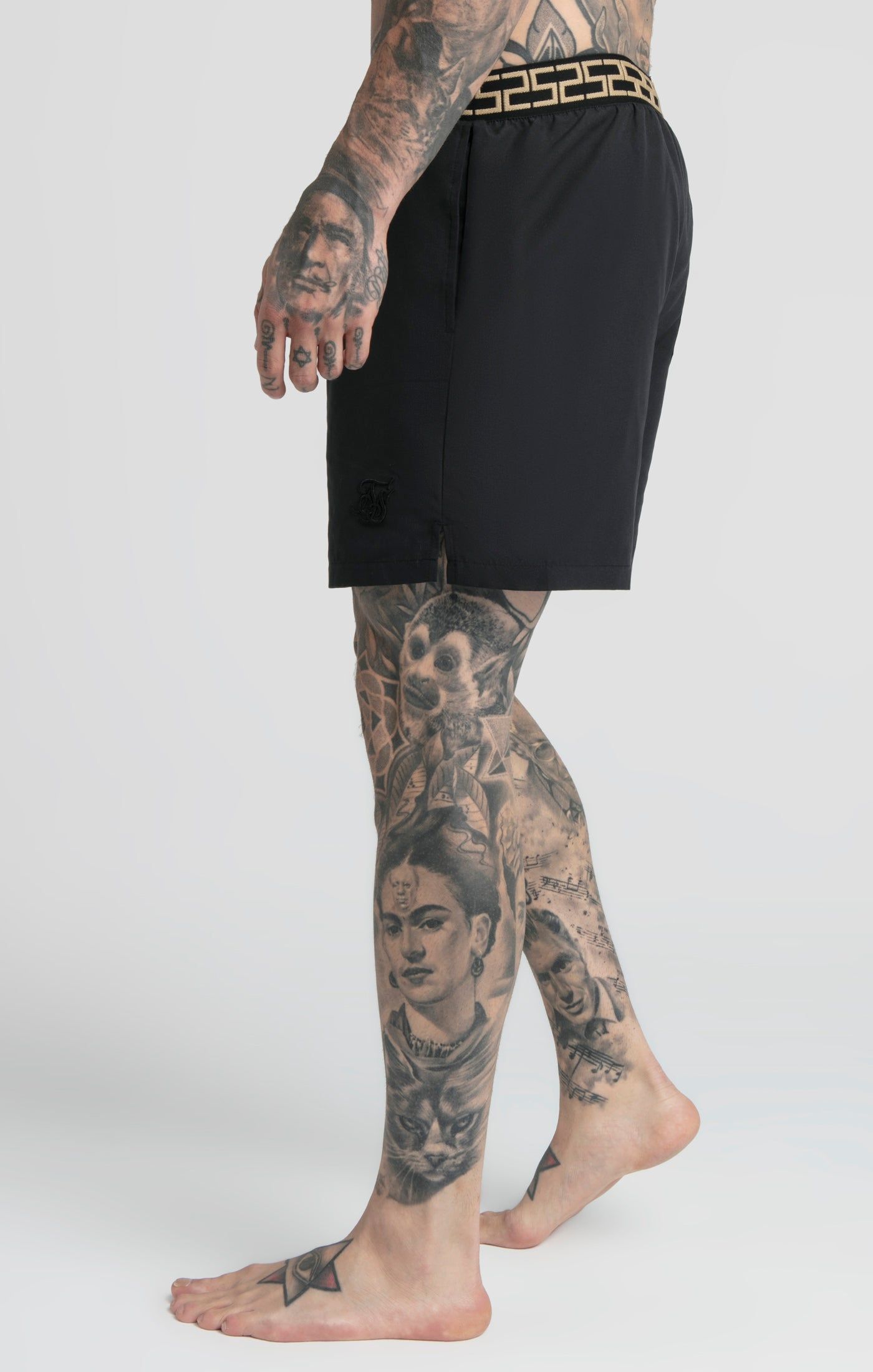 Black Swim Short sold by Siksilk product image thumbnail 2