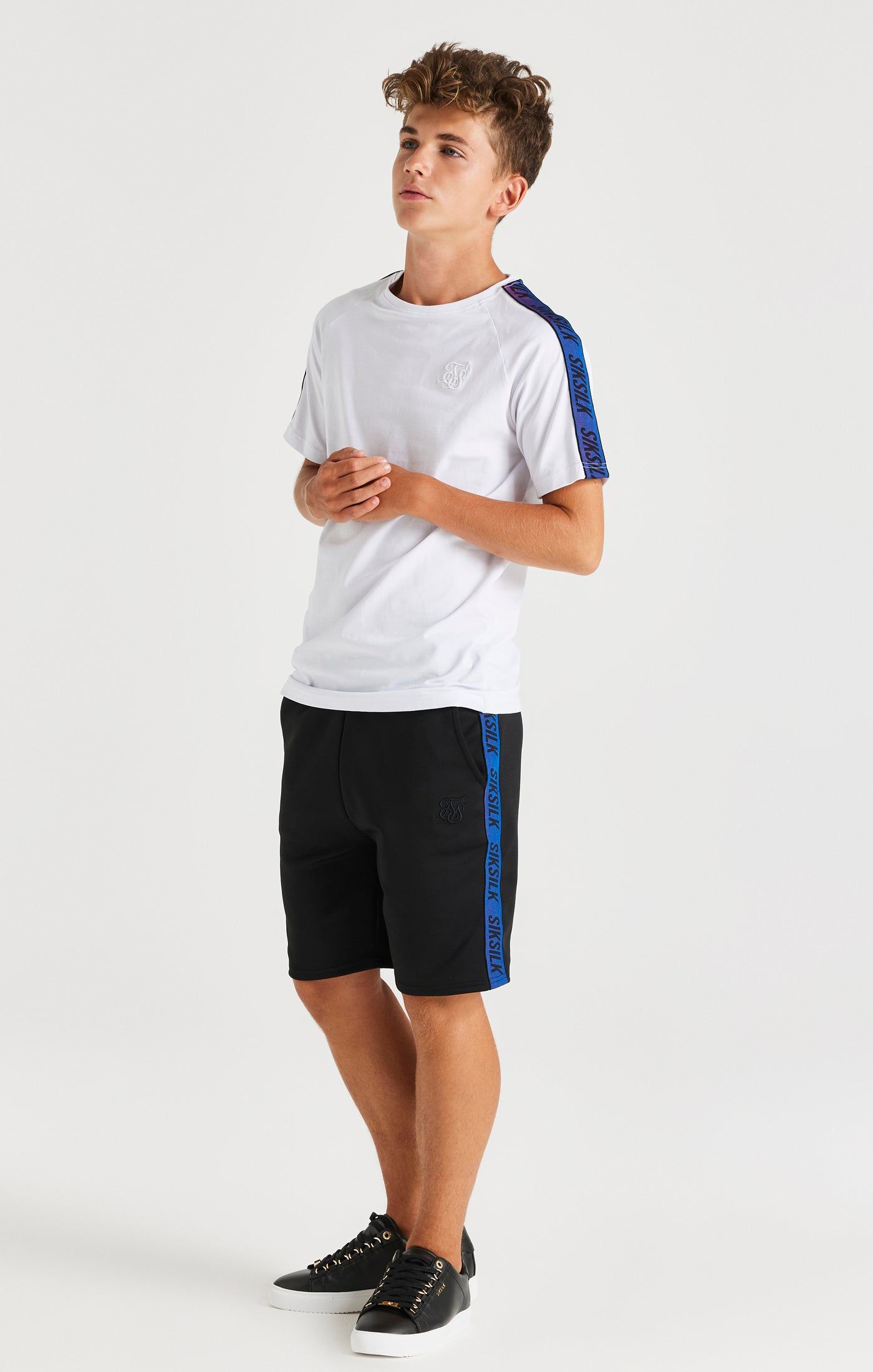 SikSilk Iridescent Raglan Tee - White sold by Siksilk product image thumbnail 3